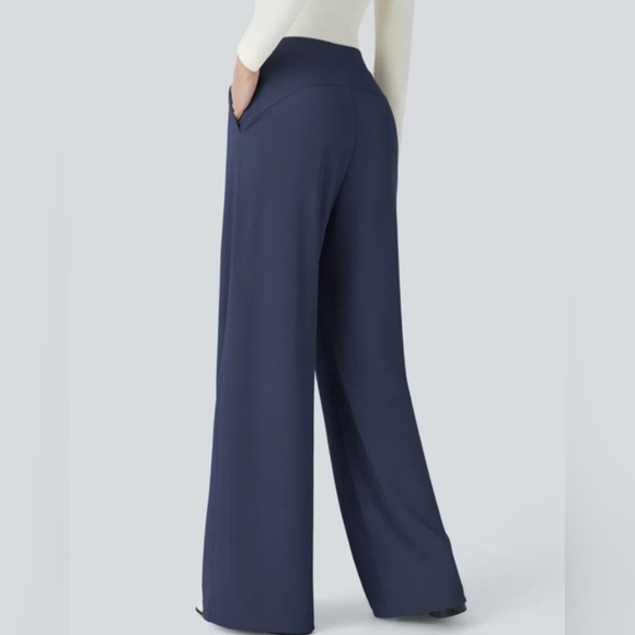 Halara Flex High Waisted Body Sculpt Wide Leg Pants Womens Large - Picture 2 of 9